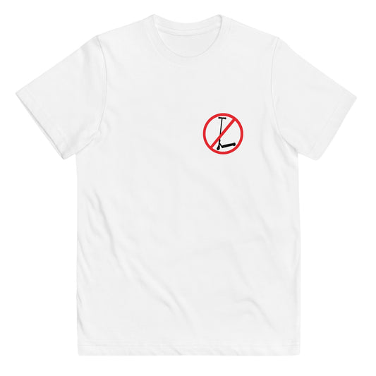 "No Scooters" Youth jersey t-shirt